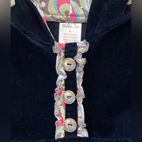 Matilda Jane black hooded dress 4 - Picture 3 of 9